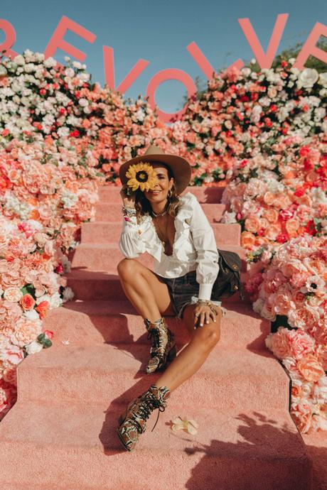 Revolve Festival Sara of Collage Vintage at Revolve Festival Spring Summer 2019