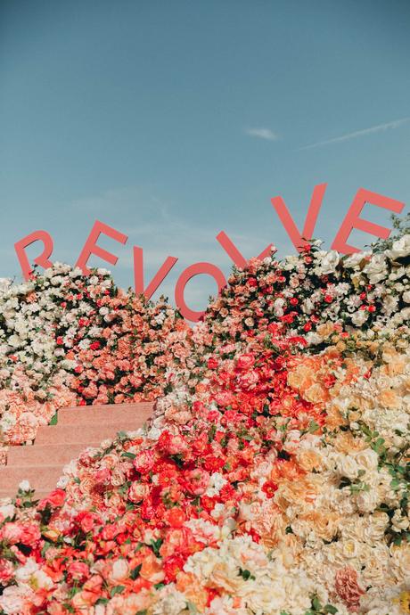 Sara of Collage Vintage at Revolve Festival Spring Summer 2019