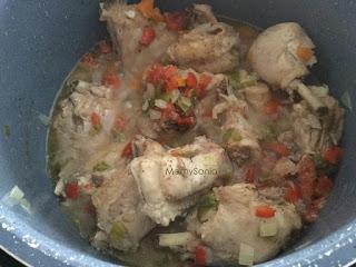 POLLO AL CHILINDRÓN EN OLLA GM