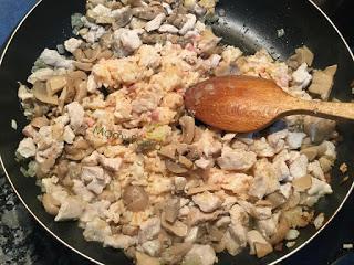 CALABACINES RELLENOS DE POLLO Y QUESO