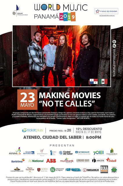 World Music Panamá presenta: MAKING MOVIES