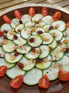 Carpaccio de calabacín