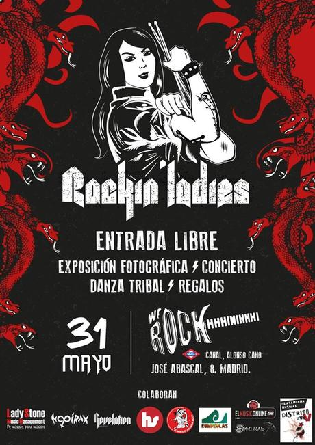 PROYECTO ROCKIN' LADIES EN MADRID, EXPOSICIÓN OFICIAL Y CONCIERTO JAM CON 30 MUJERES