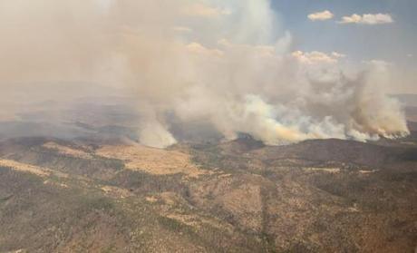 Incendio de Guanajuato muy cerca de San Luis Potosí