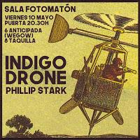 Concierto de Indigo Drone y Phillip Stark en Fotomatón Bar
