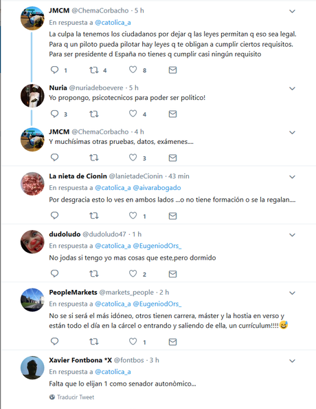 Miquel Iceta, presidente del Senado. Otro político sin estudios ni profesión conocida Miquel Iceta, presidente del Senado. Otro político sin estudios ni profesión conocida