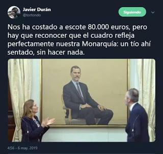 Un polémico retrato del Rey para el Congreso.