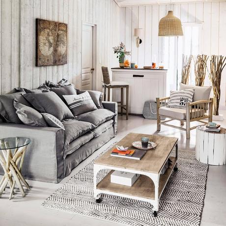 Algunos Livings en Estilo Rustico  II