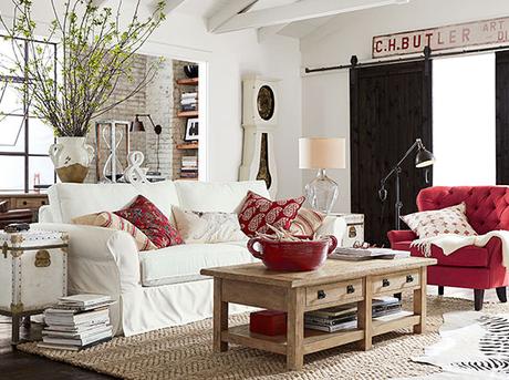 Algunos Livings en Estilo Rustico  II