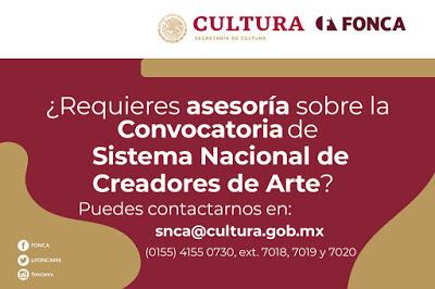 INVITA FONCA A PARTICIPAR EN CONVOCATORIAS DE JÓVENES CREADORES, CREADORES DE ARTE Y CREADORES ESCÉNICOS