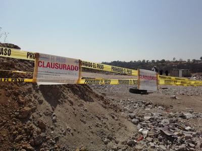 CLAUSURA PROPAEM TRES TIRADEROS DE MATERIALES DE CONSTRUCCIÓN Y UNA MINA EN NAUCALPAN
