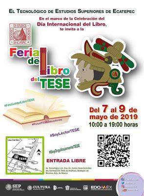 PROMUEVEN ALUMNOS DEL TECNOLÓGICO DE ESTUDIOS SUPERIORES DE ECATEPEC HÁBITO DE LA LECTURA CON FERIA DEL LIBRO