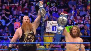 Daniel Bryan campeón en parejas por su lesion