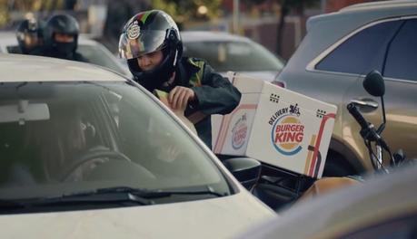 Burger King se propone llevar comida a los conductores atrapados en atascos