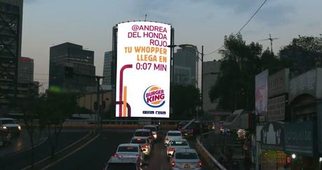 Burger King se propone llevar comida a los conductores atrapados en atascos