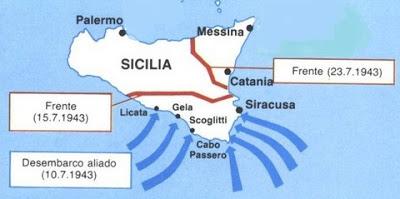 II GUERRA MUNDIAL: LOS ALIADOS DESEMBARCAN EN SICILIA Y CONTROLAN LA ISLA