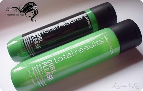 MATRIX, Total Results Curl Please, champú y acondicionador. MATRIX, Total Results Curl Please, champú y acondicionador.