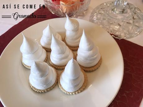 Merengues con galleta sin gluten Merengues con galleta sin gluten