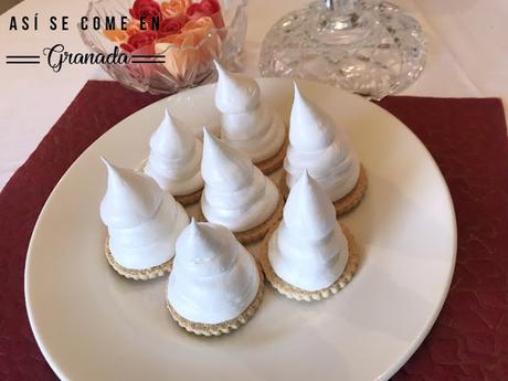 Merengues con galleta sin gluten Merengues con galleta sin gluten