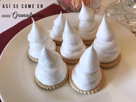 Merengues con galleta sin gluten Merengues con galleta sin gluten