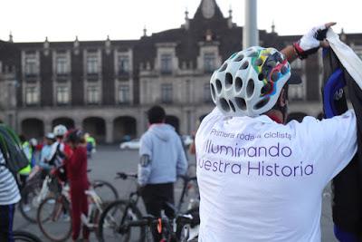 CONOCEN MEXIQUENSES MONUMENTOS Y EDIFICIOS DE TOLUCA Y SE ACTIVAN EN PRIMERA RODADA CICLISTA “ILUMINANDO NUESTRA HISTORIA”