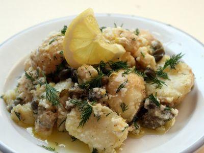 Ensalada de patatas noruega Ensalada de patatas noruega