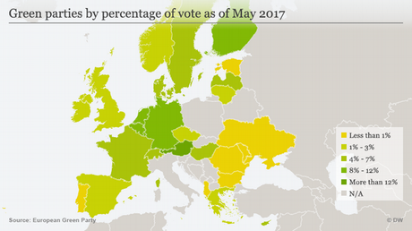 Partidos verdes en Europa: el rebrote de los ecologistas