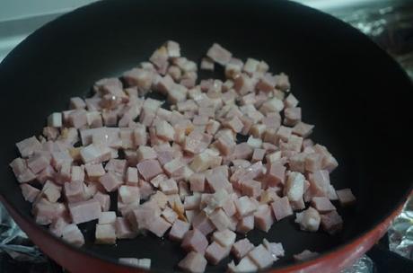 Patatas con queso y bacon al estilo Foster Patatas con queso y bacon al estilo Foster