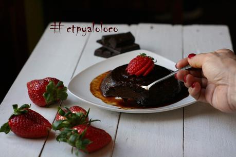 Flan de chocolate sin lactosa