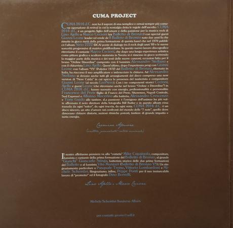 Il Balletto Di Bronzo - Cuma 2016 DC (2016) Il Balletto Di Bronzo - Cuma 2016 DC (2016)