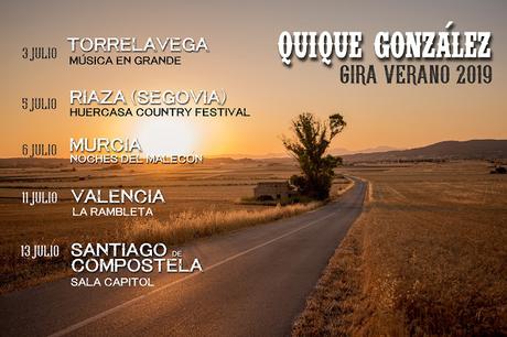 Quique González anuncia cinco conciertos en julio y nuevo disco para otoño
