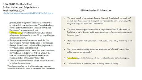 Plagio de un aventura de D&D 5ª ed para promocionar un crossover D&D-Elder Scrolls