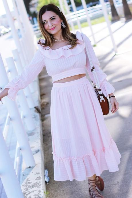 Conjunto de falda+top crop Conjunto de falda+top crop