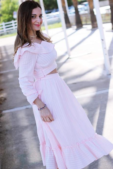 Conjunto de falda+top crop Conjunto de falda+top crop