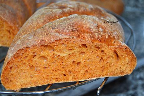 Pan de pimientos asados