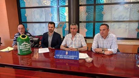 Ecovidrio colabora un año más en el reciclaje de envases de vidrio en la Feria de Dos Hermanas