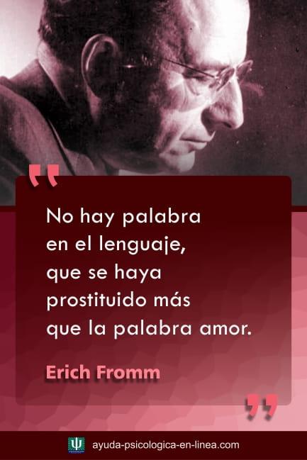 Frase E.Fromm palabra amor