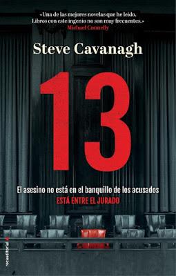 Reseña: 13  de Steve Cavanagh (Roca Editorial, mayo 2019)