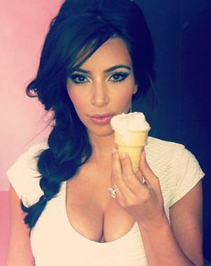 Kim Kardashian Y El Helado 8