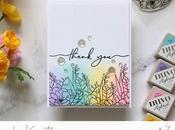 Masked flower card with Tonic Studios
