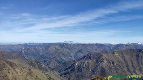 RUTA a LA PATANA o ESCURIU desde ROBLEDO, Somiedo Desde la Patana, vista hacia el Aramo