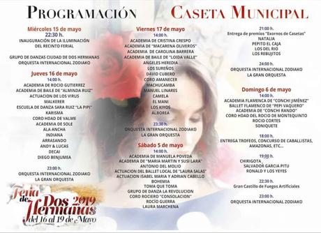 Programa de actuaciones para la Feria de Dos Hermanas