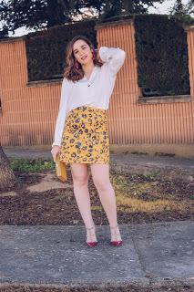 Yellow plastic skirt