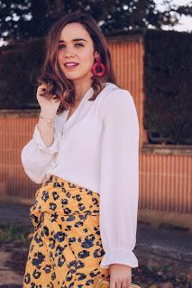 Yellow plastic skirt