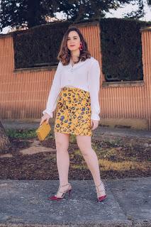 Yellow plastic skirt