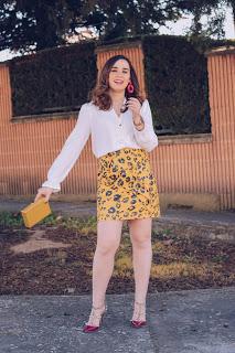 Yellow plastic skirt