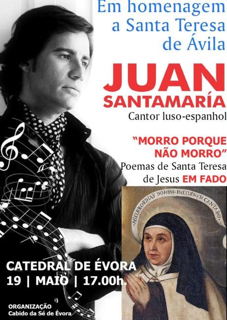 Évora: concierto teresiano de Juan Santamaría, en fado