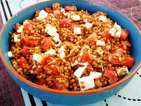 Ensalada de lentejas especiadas Ensalada de lentejas especiadas