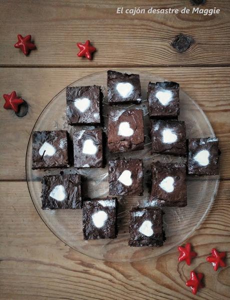 BROWNIE DE DOS CHOCOLATES CON NUECES AL ESTILO PRIYANT