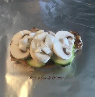 Chuletas de cerdo en papillote